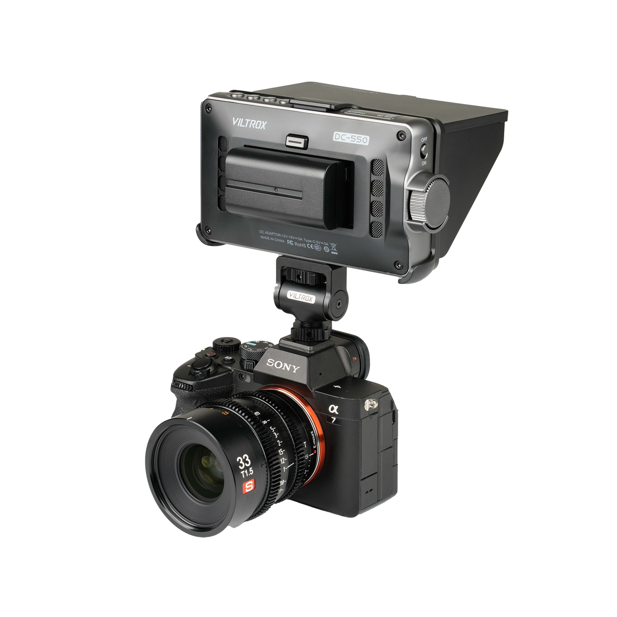 Viltrox DC-550 Pro - 5,5" Touchscreen Field-Monitor