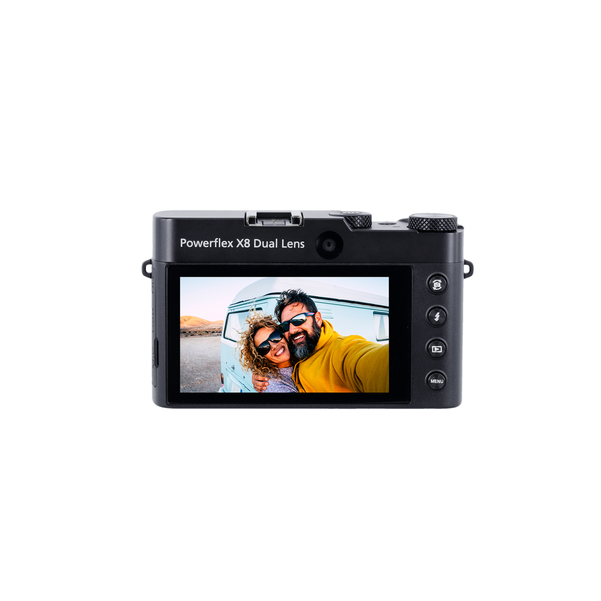 Powerflex X8 Dual Lens | 64 MP Digitalkamera mit 5K