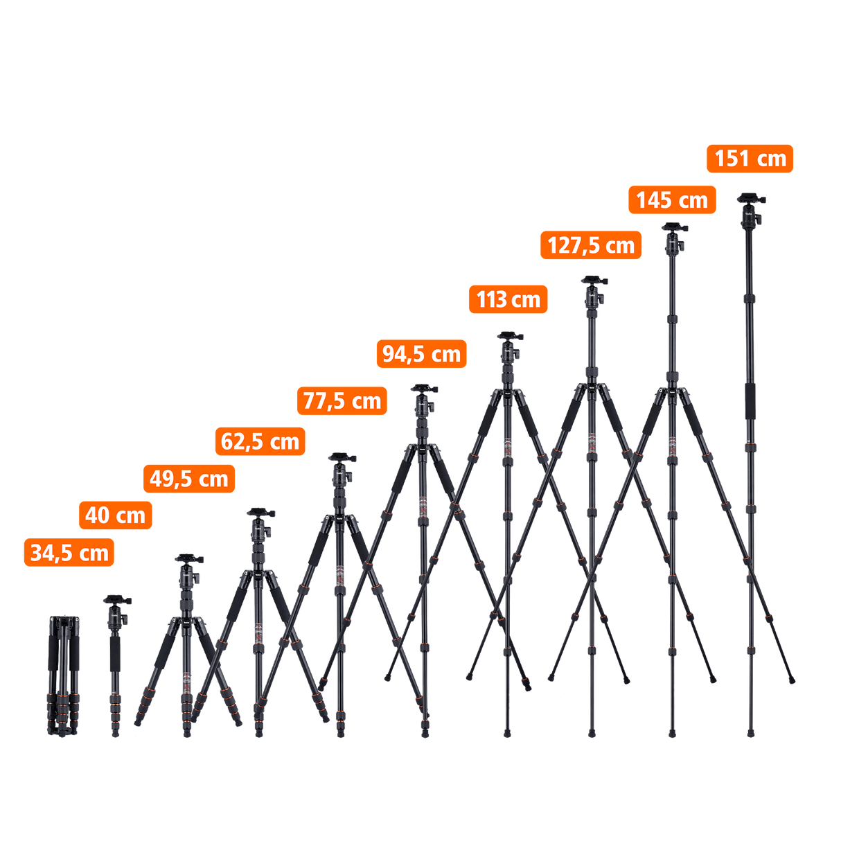 Stativ | Aluminium | Compact Traveler No. 1