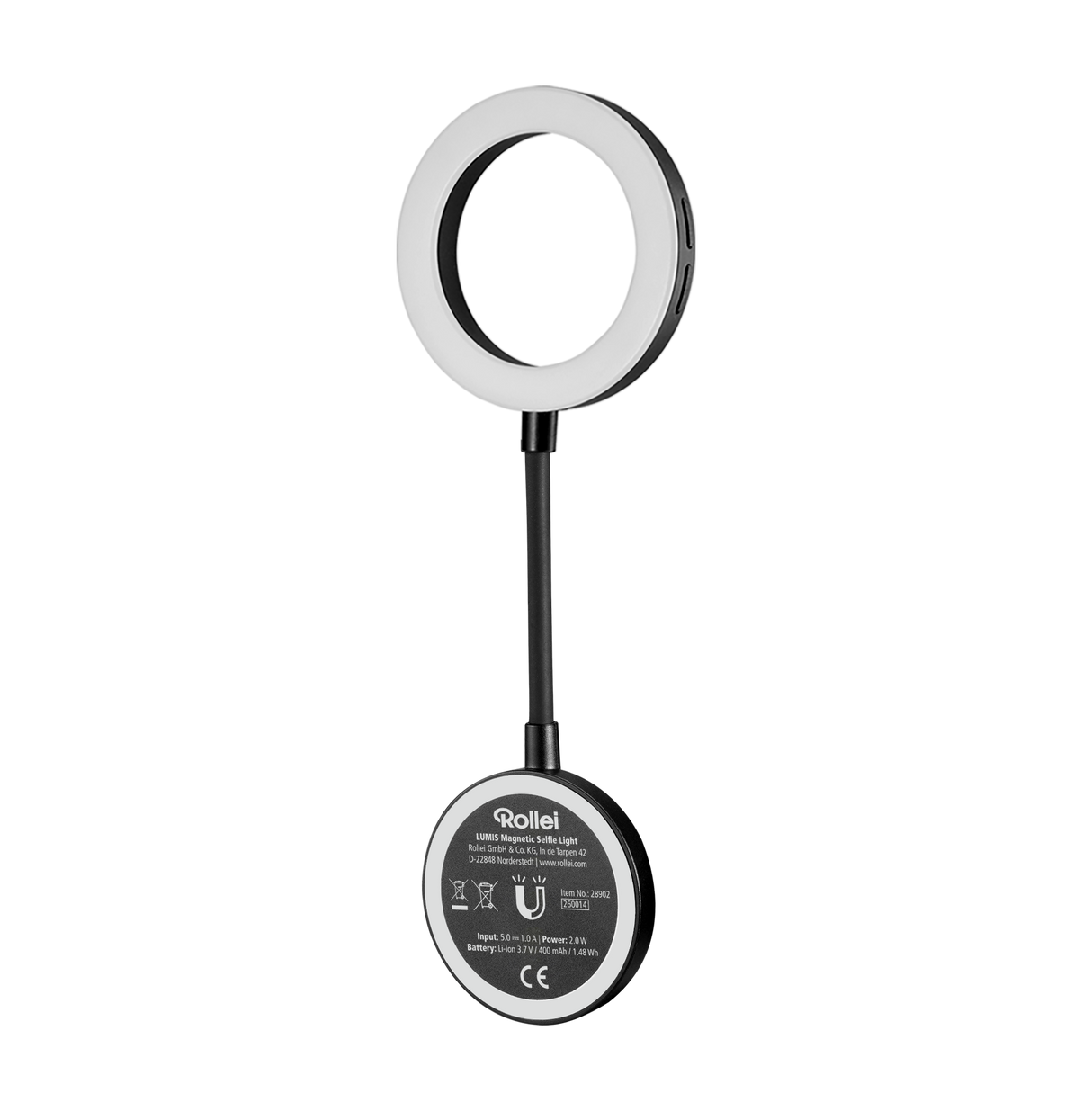LUMIS Magnetisches LED-Ringlicht für Selfies