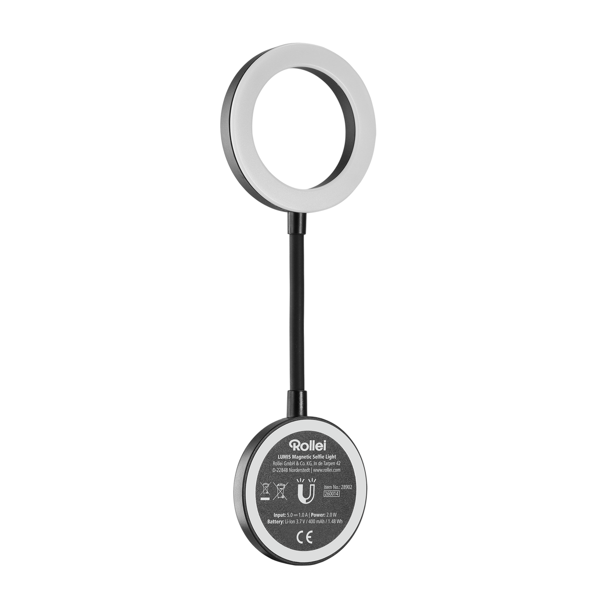 LUMIS Magnetisches LED-Ringlicht für Selfies