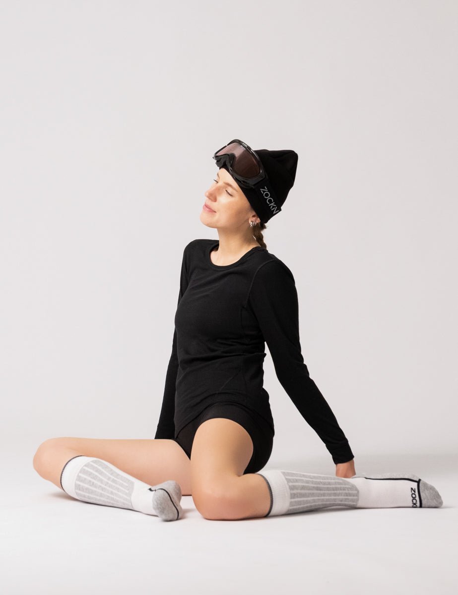 Ski Socken | 1 Paar | Bio-Baumwolle & Merinowolle | Unisex 🎁 X-MAS DEAL 🎁