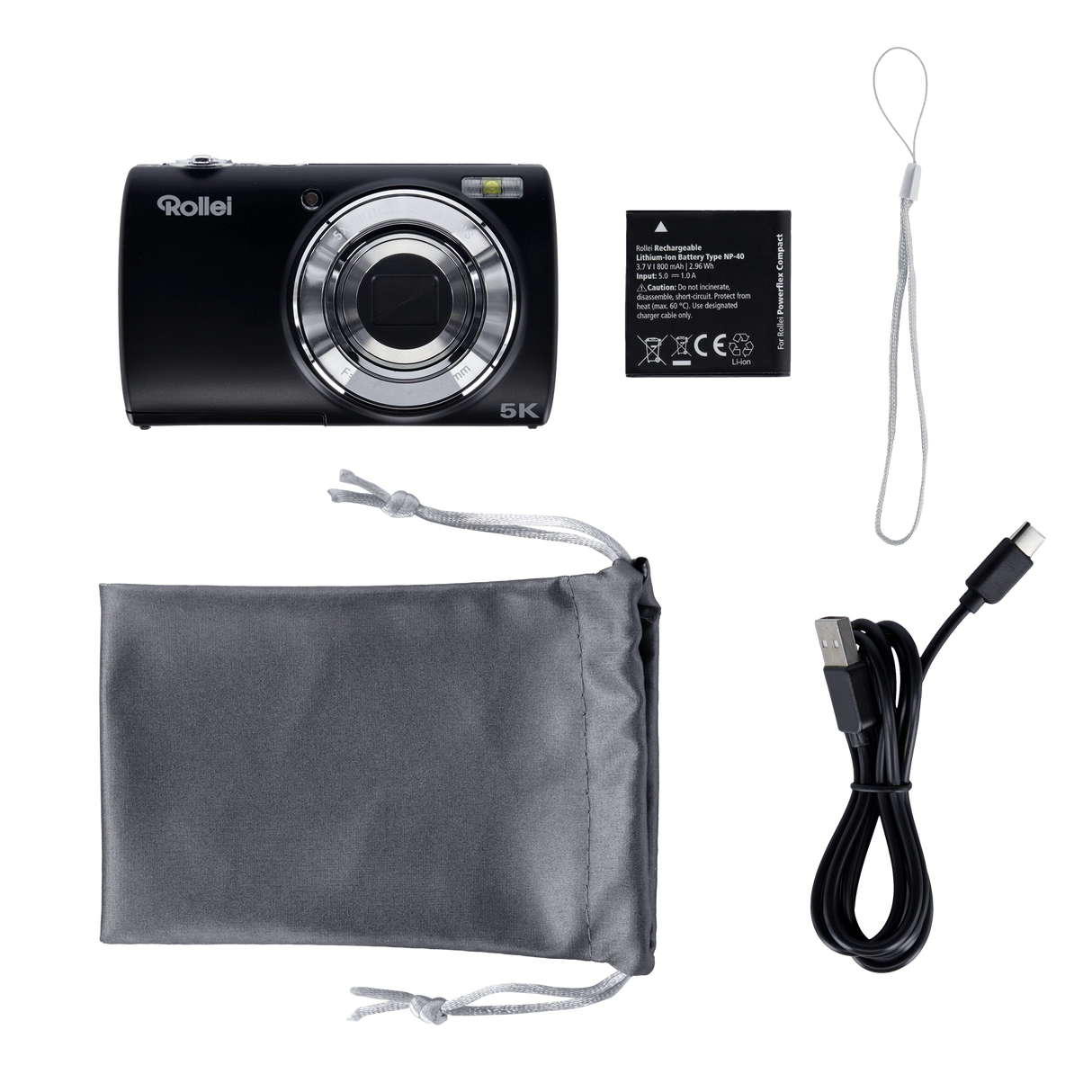 B-Ware: Powerflex Compact I 64 MP Digitalkamera mit 5K