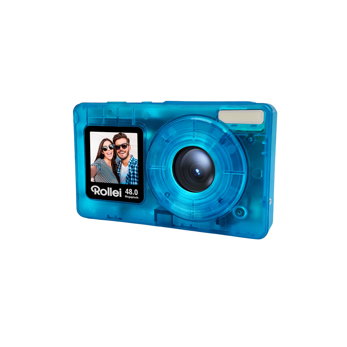 Compactline Pocket | Transparent Clear | 48 MP Digitalkamera mit 4K