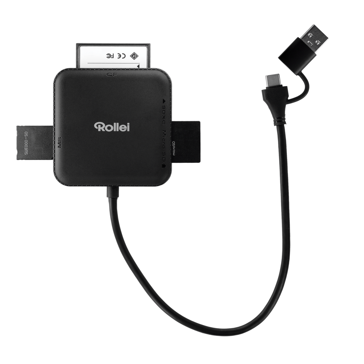 4-in-1 Kartenlesegerät | SD, CF, MS & microSD