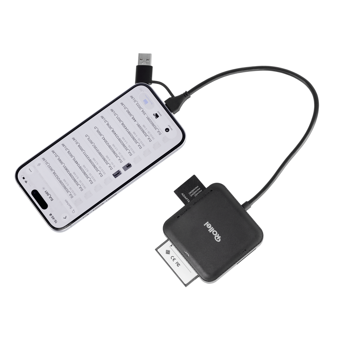 4-in-1 Kartenlesegerät | SD, CF, MS & microSD