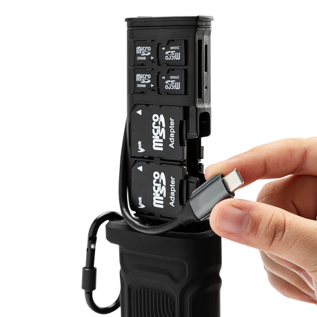 2-in-1 Travel Kartenlesegerät | SD & microSD