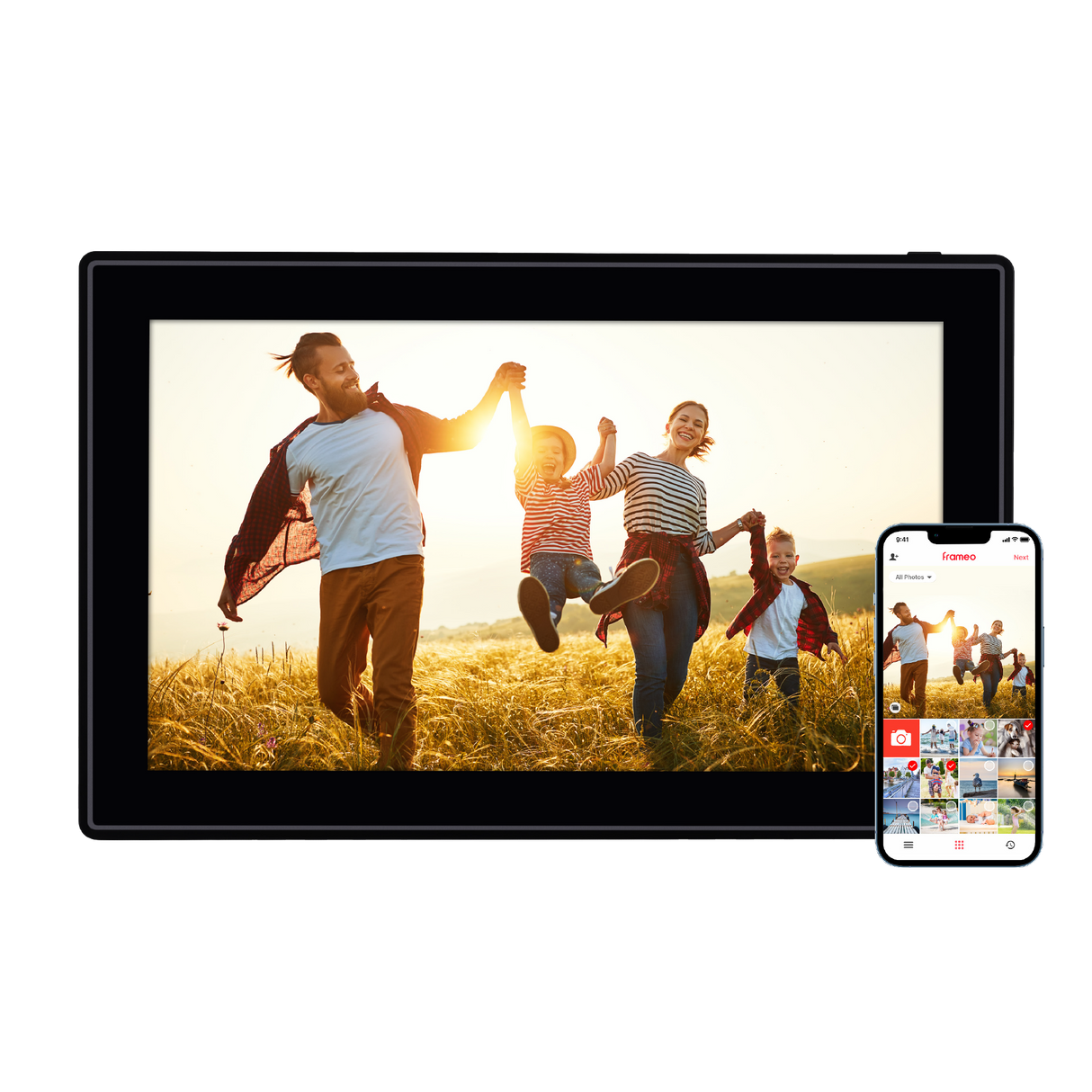 Smarter Bilderrahmen | 15" Diagonale | Wifi | App Steuerung | Modell 150