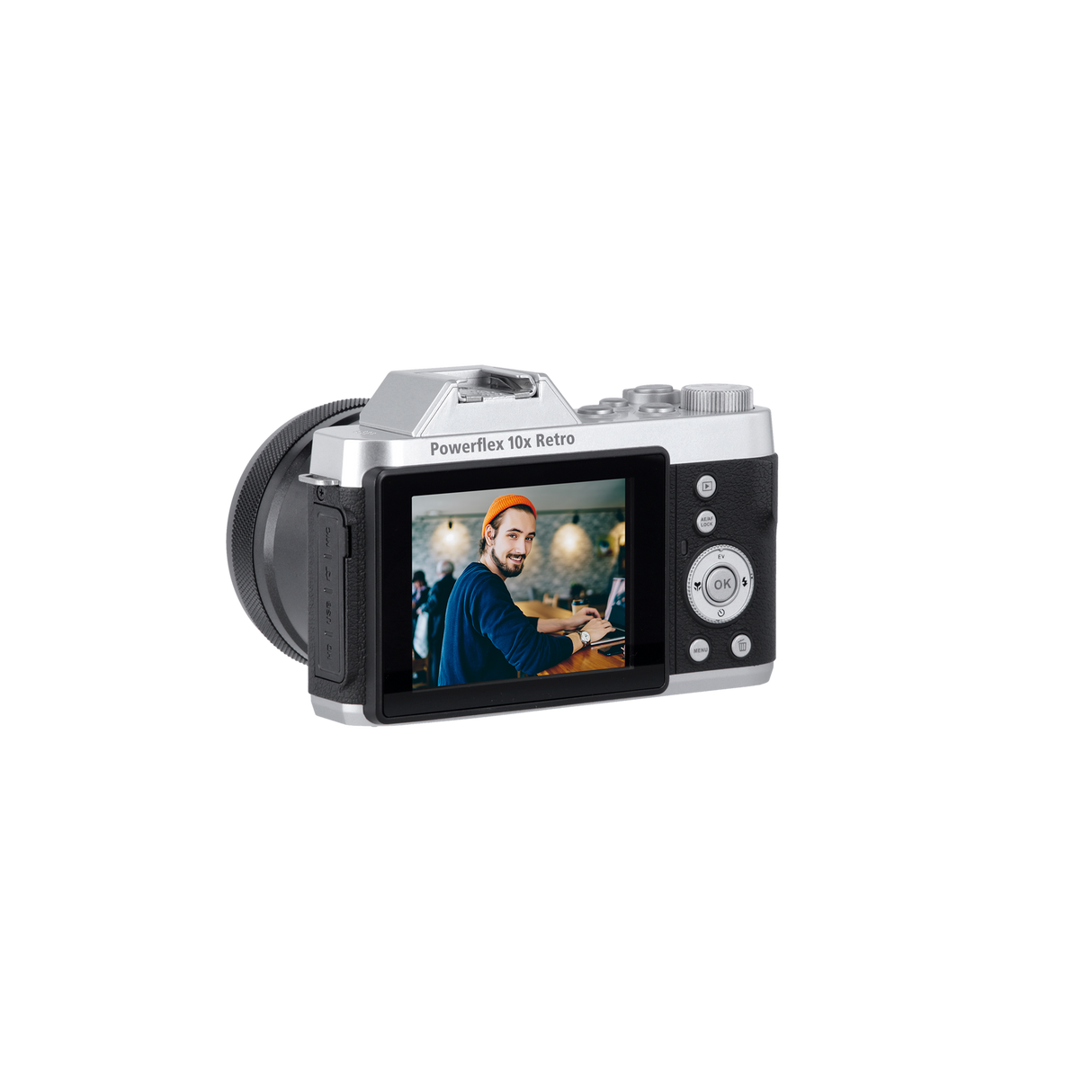 Powerflex 10x Retro I 64 MP Digitalkamera mit 4K
